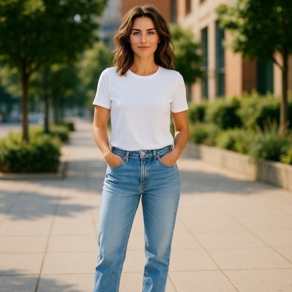 POLO RALPH LAUREN Mid-Rise Super-Slim Crop Jeans